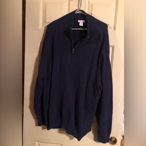 Hogan Men's Navy Zip-Up Sweater